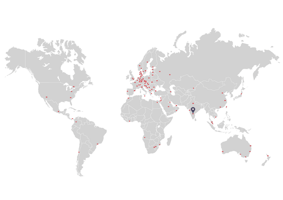 Aco-worldwide Map 1000px